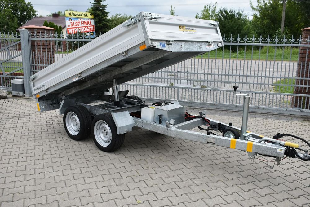 Humbaur HUK 272715 WYWROTKA Kipper 2024 JAK NOWA  HUMBAUR DMC 2700KG wywrotka elektryczna pompa KIPER 2024