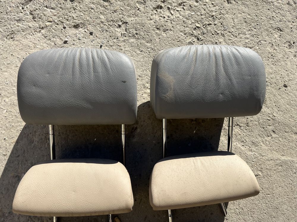 Zaglowki foteli kanapy bmw e46 cabrio coupe szare bezowe jasne