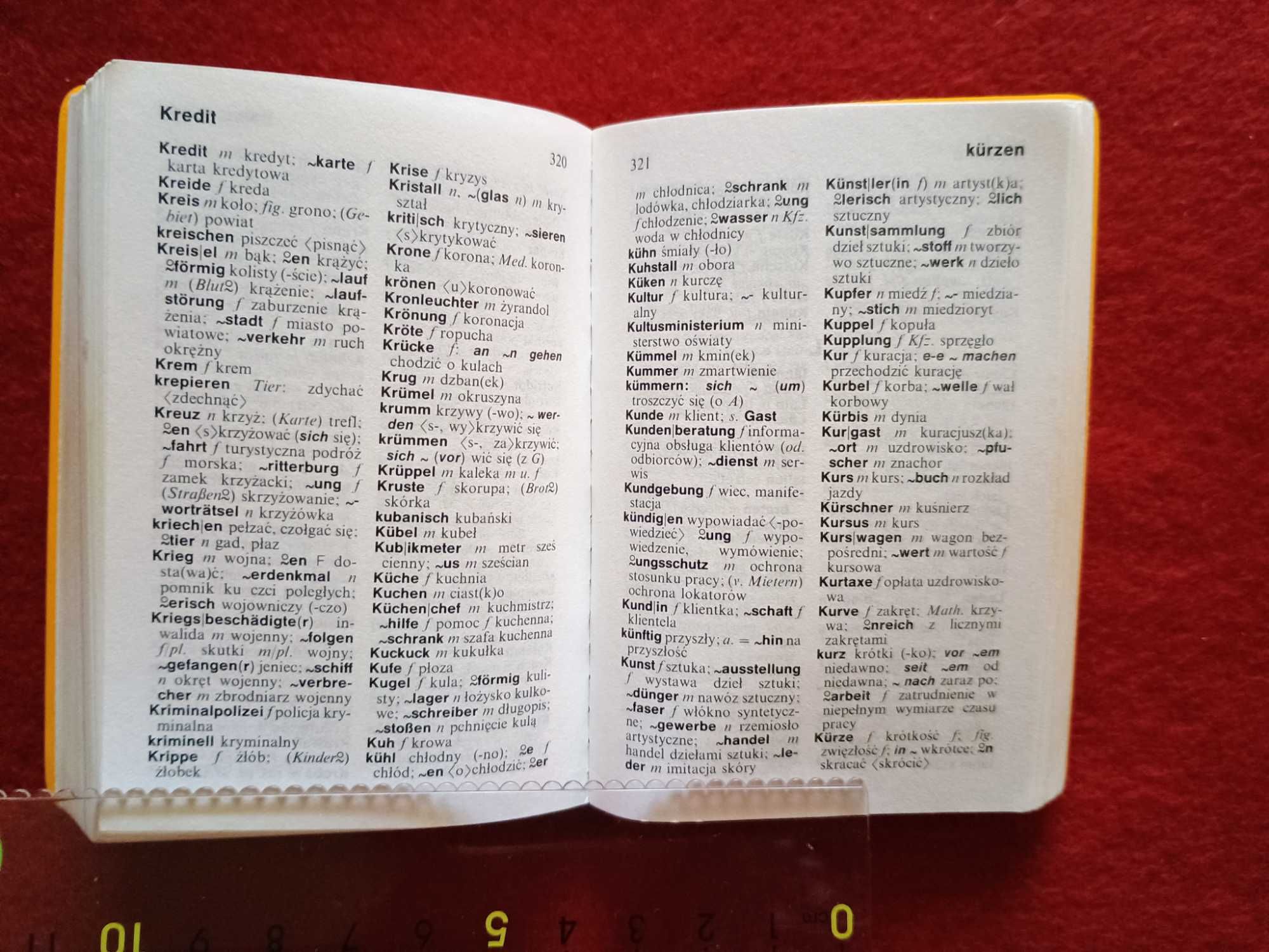 Słowniczek słownik niemiecko polski Langenscheidts Wörterbuch Deutsch
