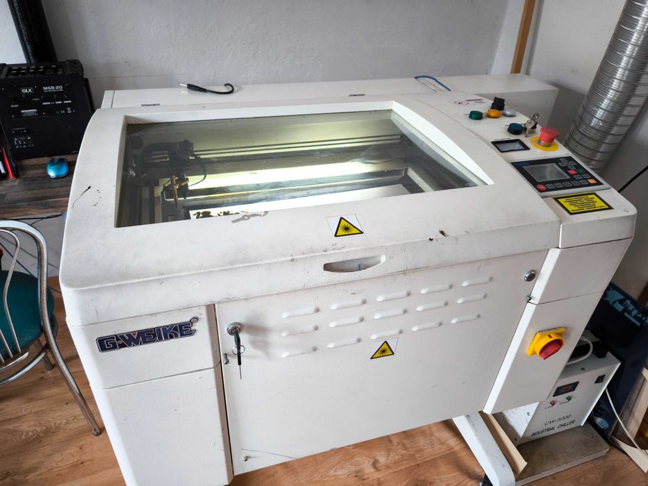 Ploter laserowy CO2 LG6040N WiFi, 60x40cm , tuba 80W + cały osprzęt