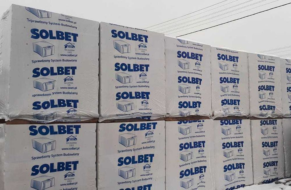 Pustak SOLBET Bloczek betonowy 24x59x12 suporeks