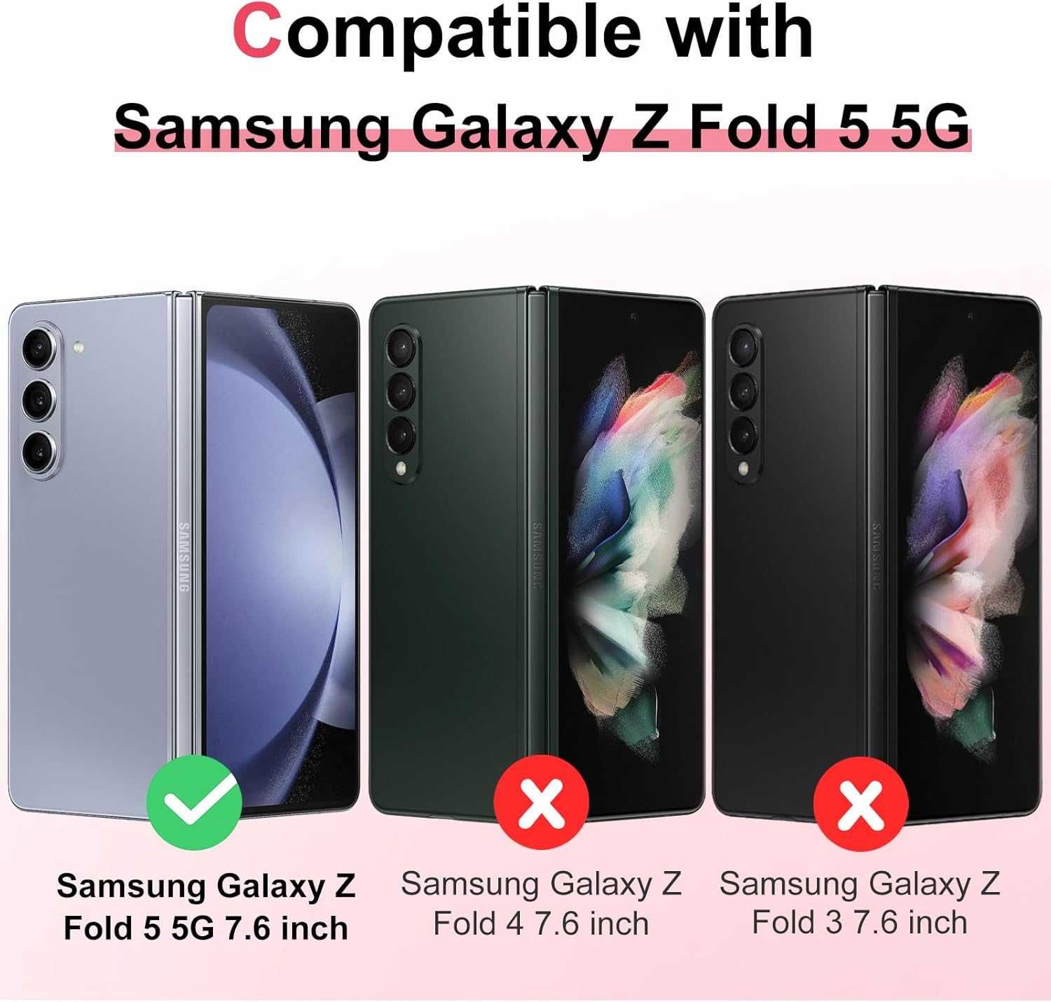 Eiselen Crystal Clear etui do Samsung Galaxy Z Fold 5 5G ochronne