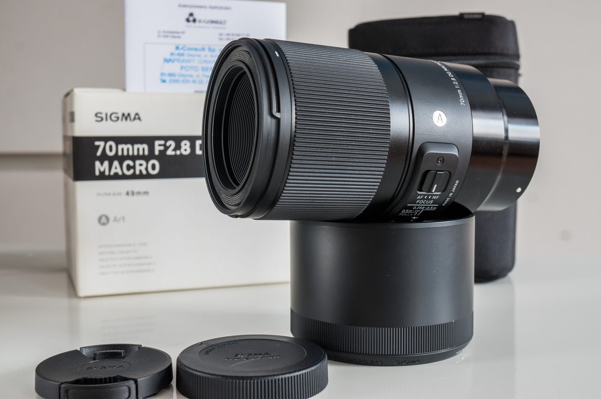 Obiektyw Sigma A 70mm F2.8 DG ART Macro Sony E-mount