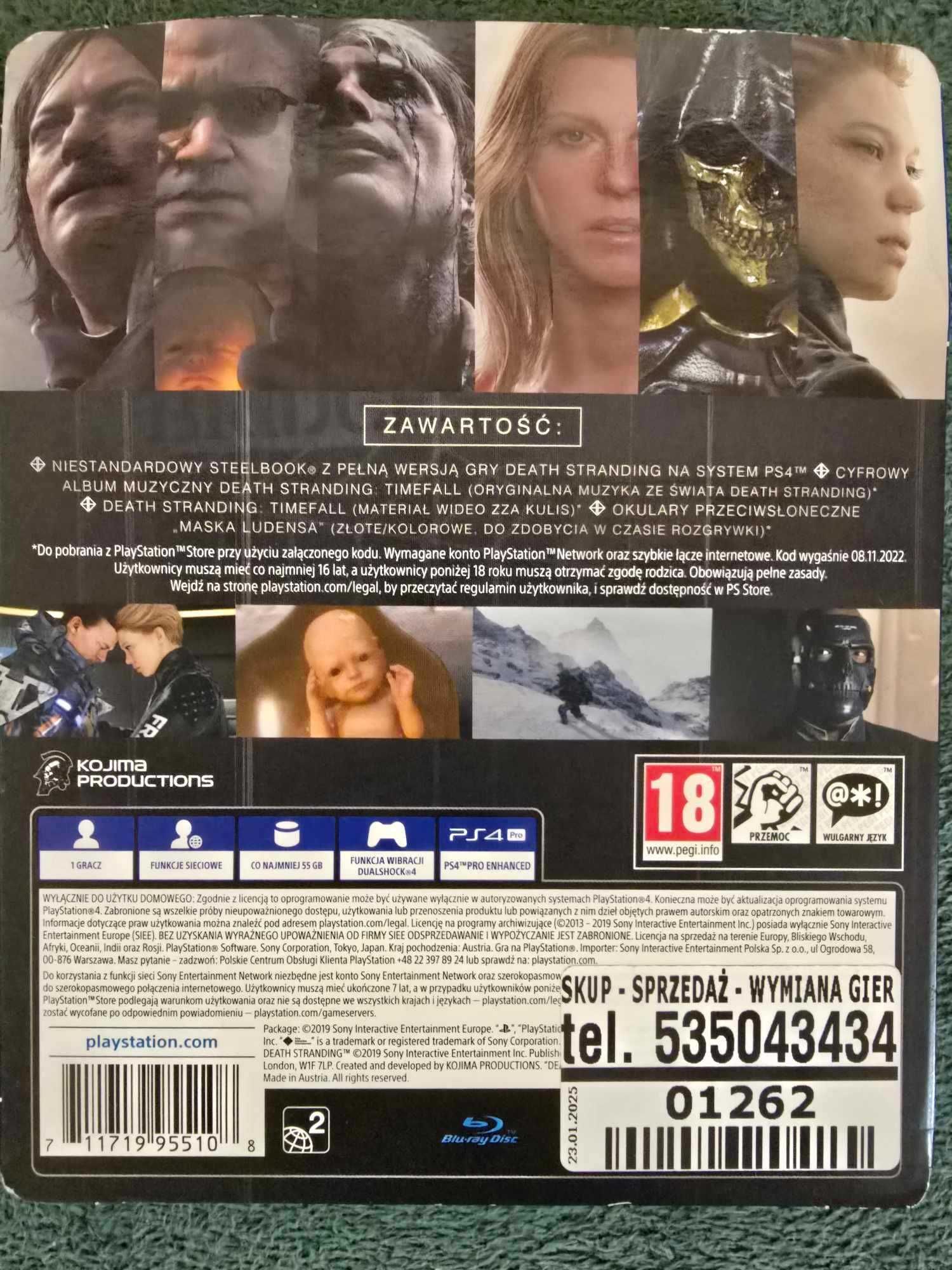 [01262] [PS4] Death Stranding + Stelbook