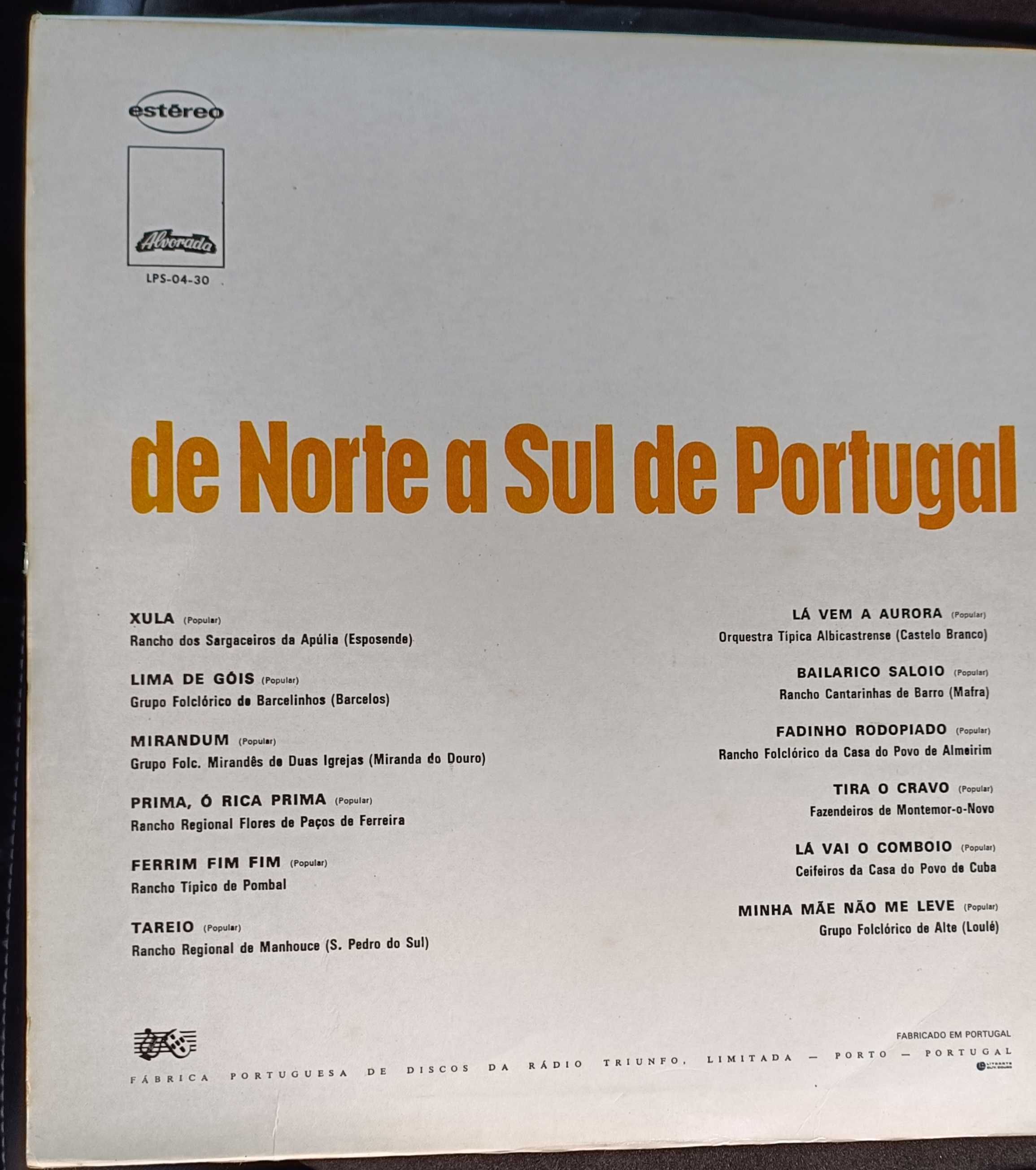 Vinil de Norte a Sul de Portugal