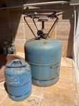 Fogareiro camping gaz com 2 botijas