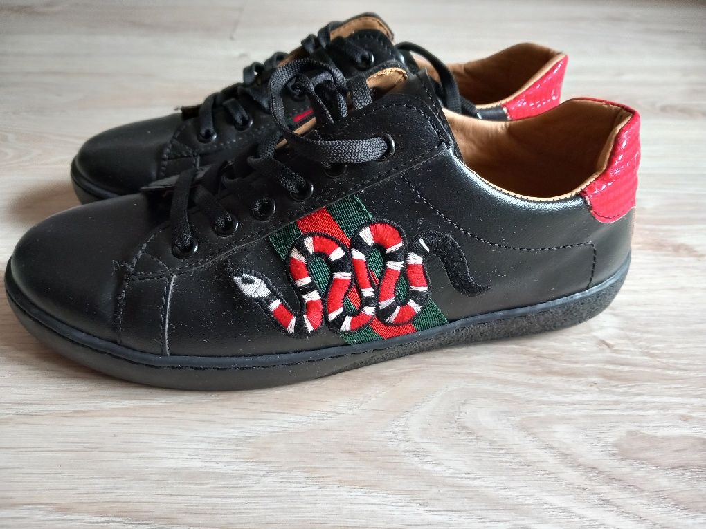 Gucci ace roz 40 buty skórzane