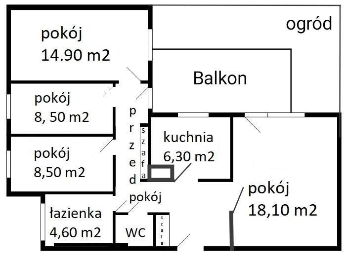 Mieszkanie na parterze z ogródkiem