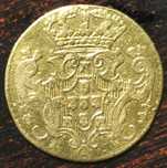 Moeda Ouro 1/2 Escudo 1732 D. João V