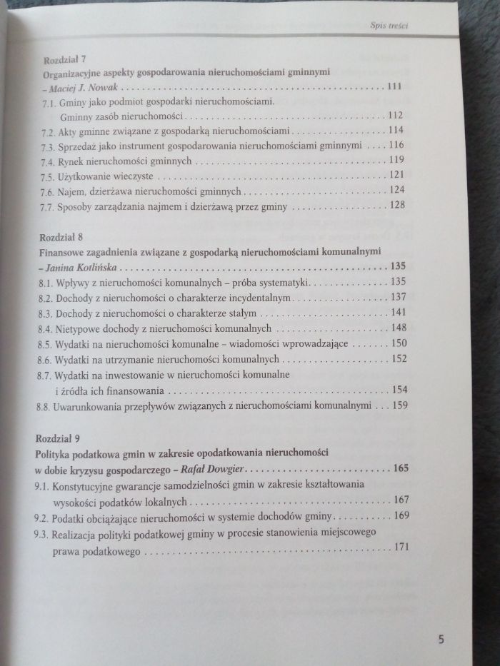 Rynek nieruchomości gminnych, M. J. Nowak, T. Skotarczak