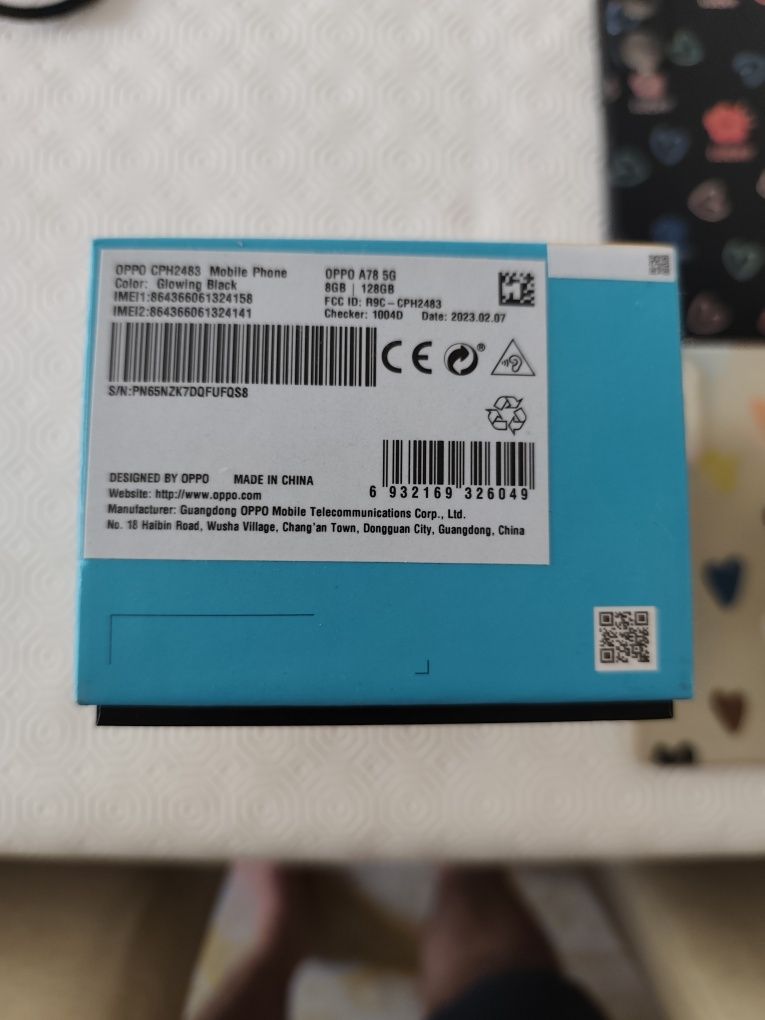 Telemóvel OPPO A78 5G