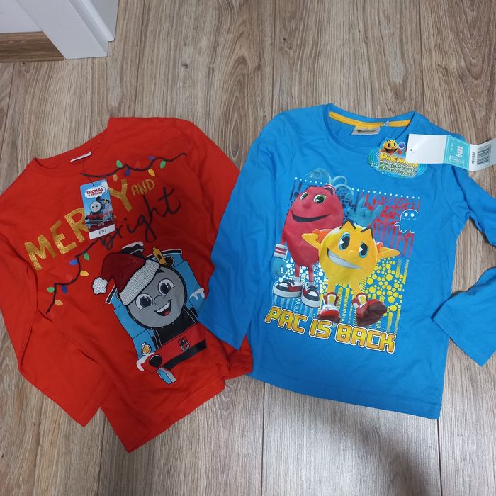 2 bluzki dla  chłopca-116/122cm- nowe