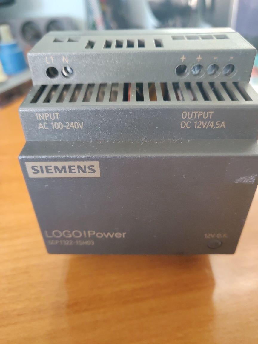 Zasilacz Siemens lOGO ! POWER DC 12V 4.5A 54W 100-240V szyna DIN TH