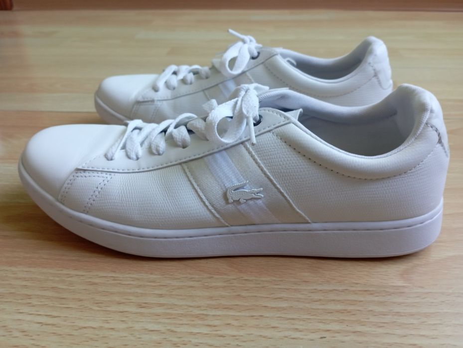 Оригінальні чоловічі шкіряні кросівки LACOSTE 43 р.