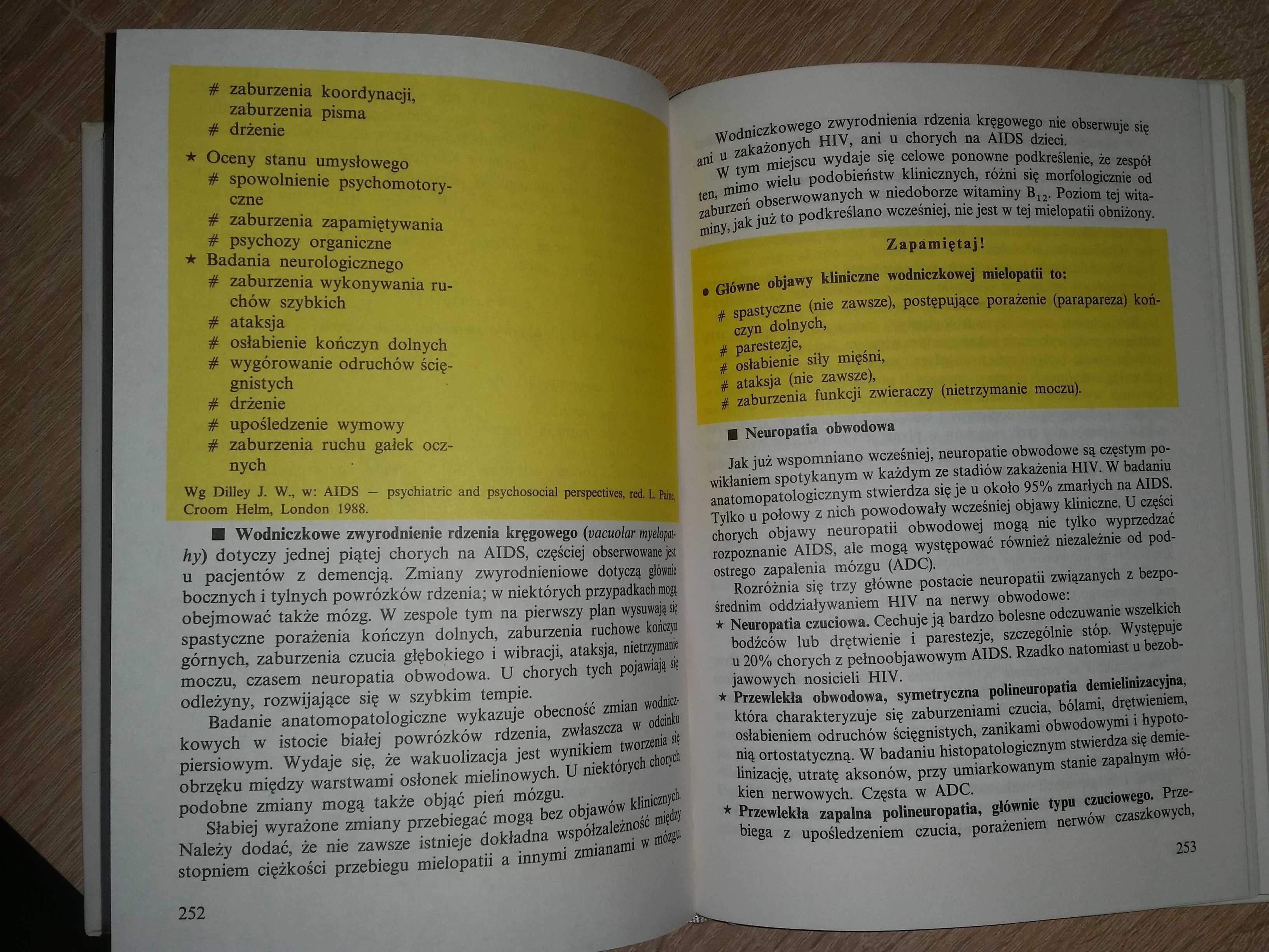 AIDS epidemiologia patogeneza klinika leczenie książka medyczna