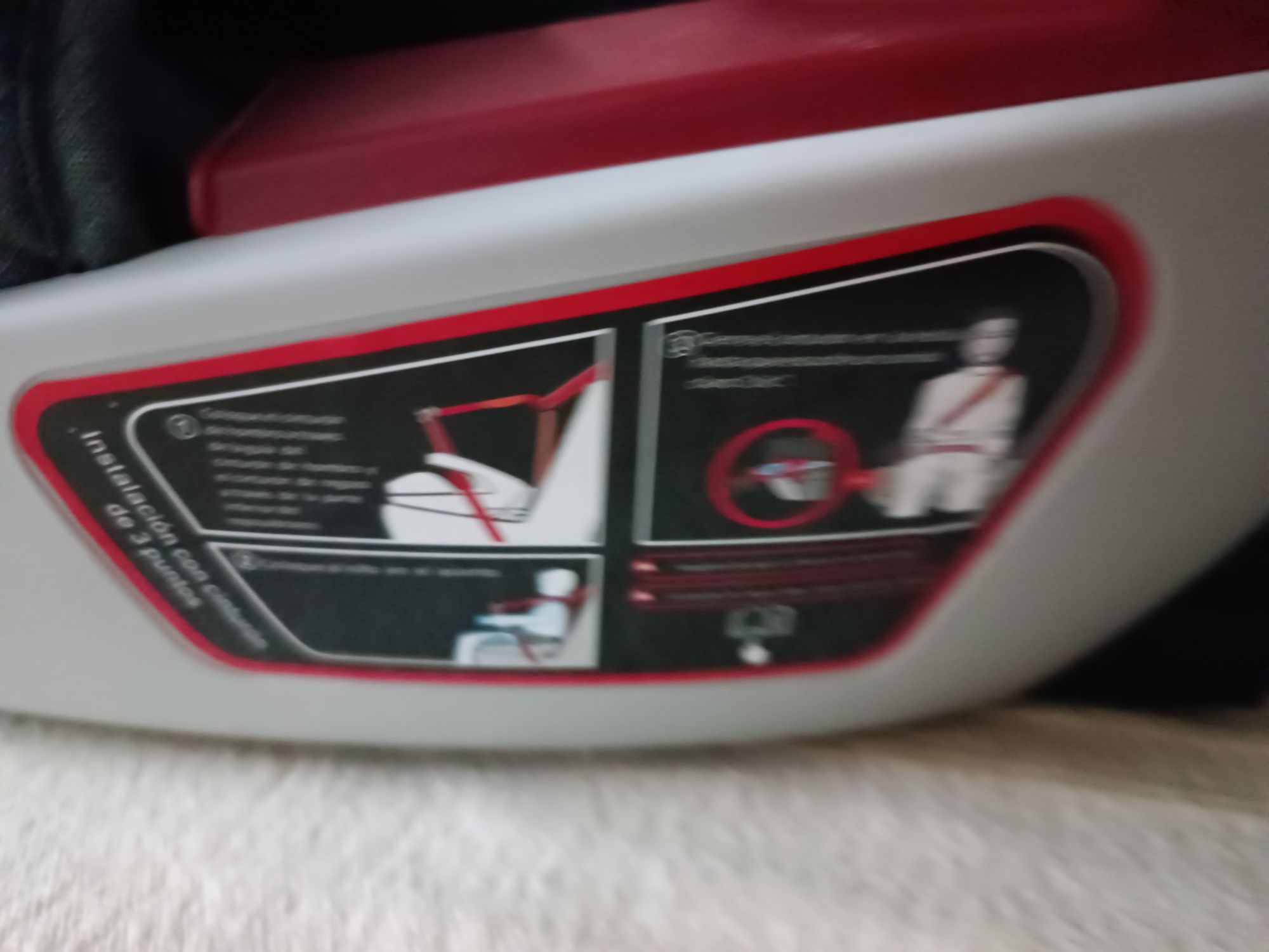 Babify Assento Elevatório para o Carro 2/3 Cinzento