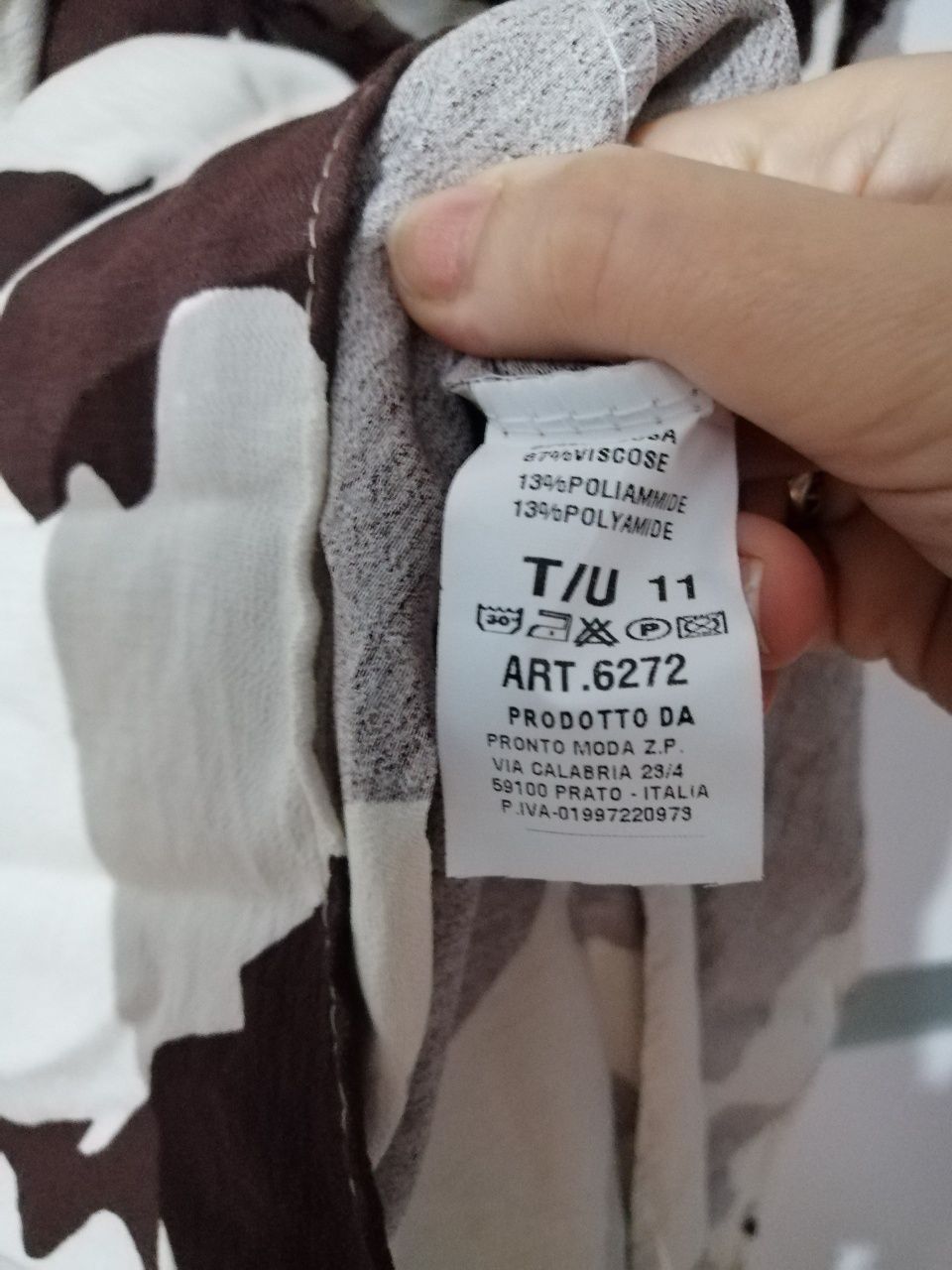 Sukienka długa maxi krówka brązowa beżowa dekolt v m L xl