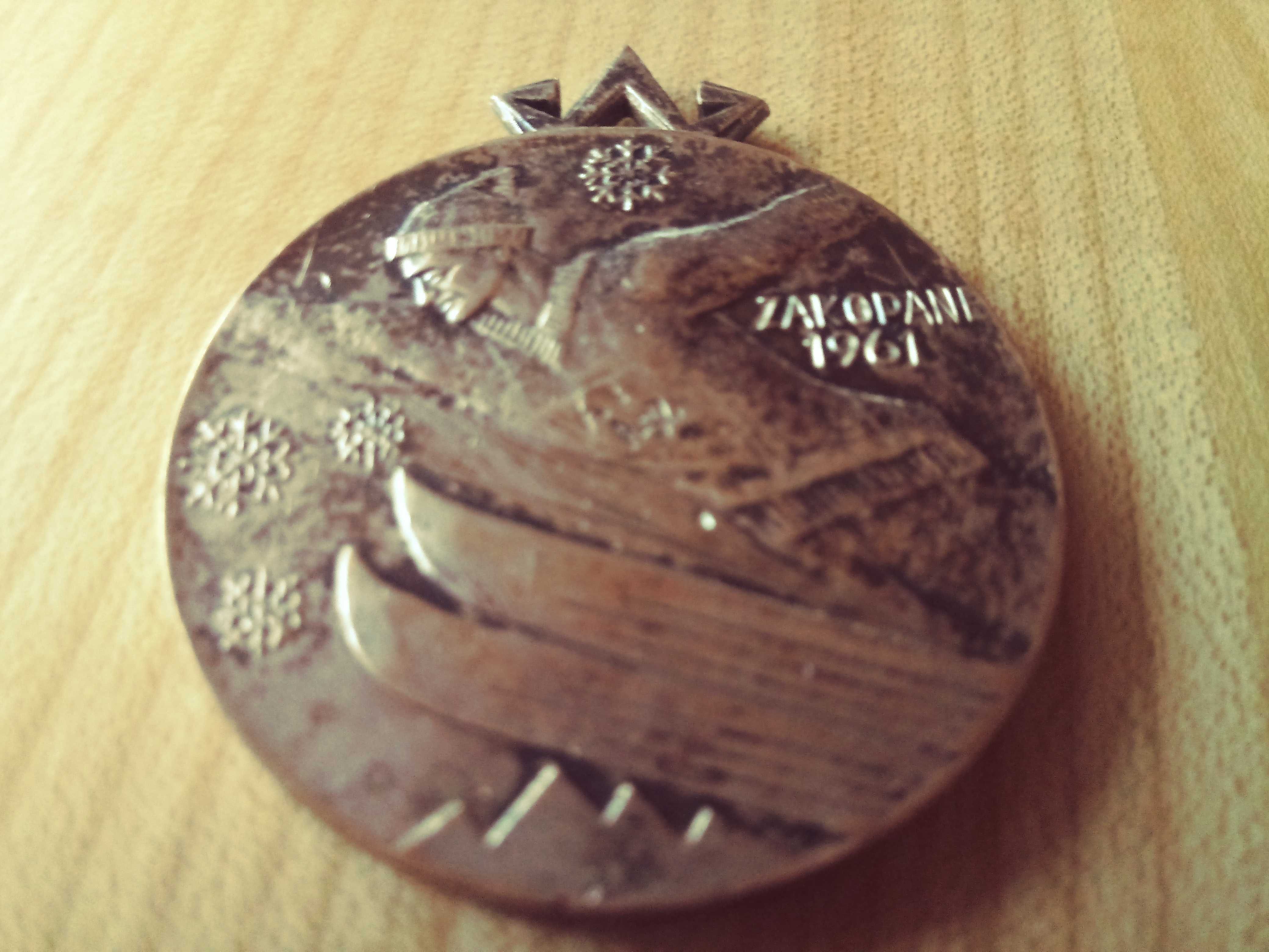 Medal srebrny Zakopane 1961 rok.