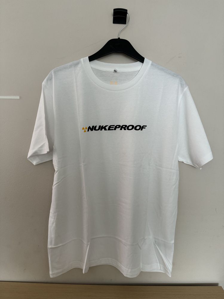 Koszulka tshirt rowerowa Nukeproof downhill enduro biała
