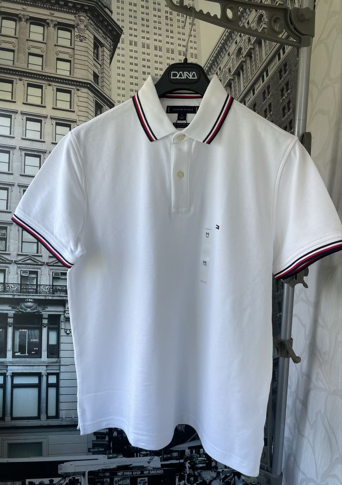 Футболка поло Tommy Hilfiger. Regular Fit . Оригінал. Розмір: М, L