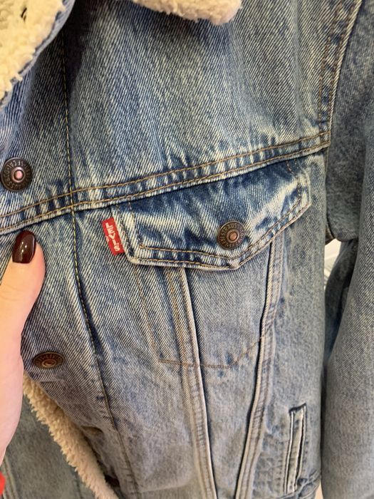 Levis куртка джинсовка зимова