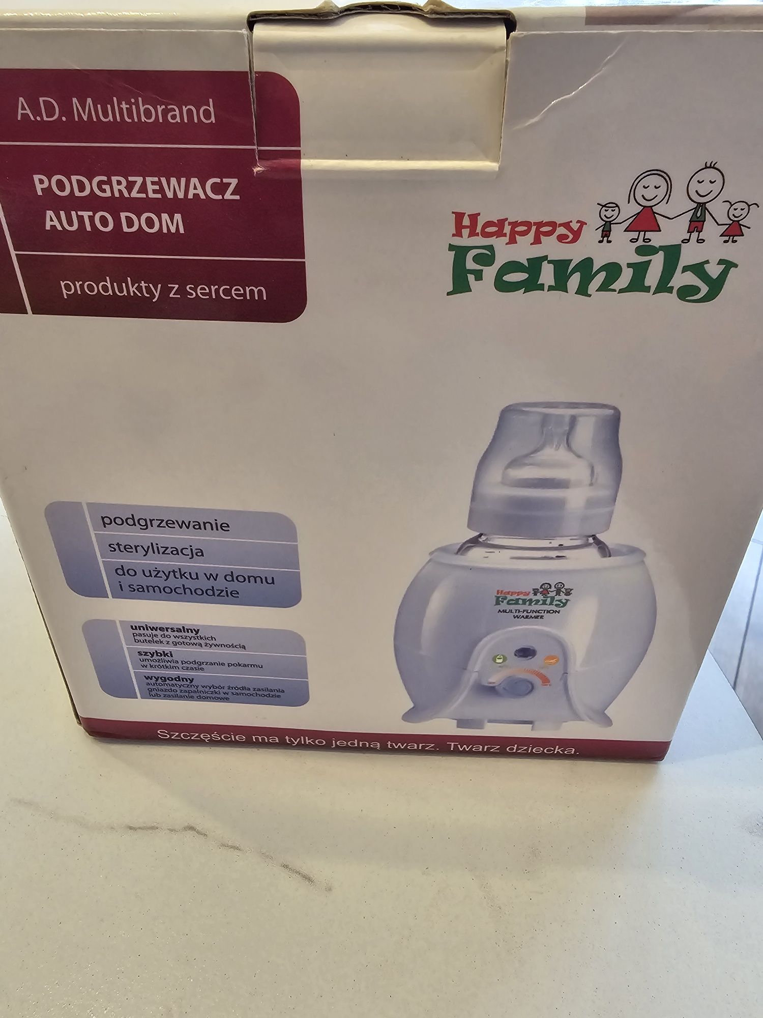Podgrzewacz samochodowo- domowy do butelek, zupek