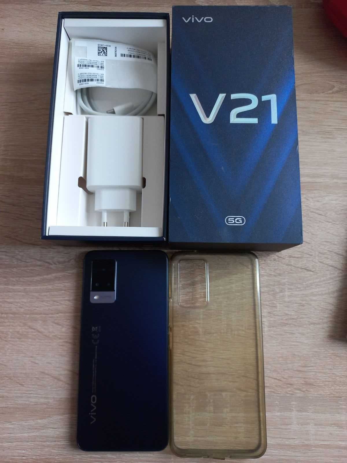 Продам восьмиядерный VIVO V21 5G 8/128 Twilight Blues в идеале