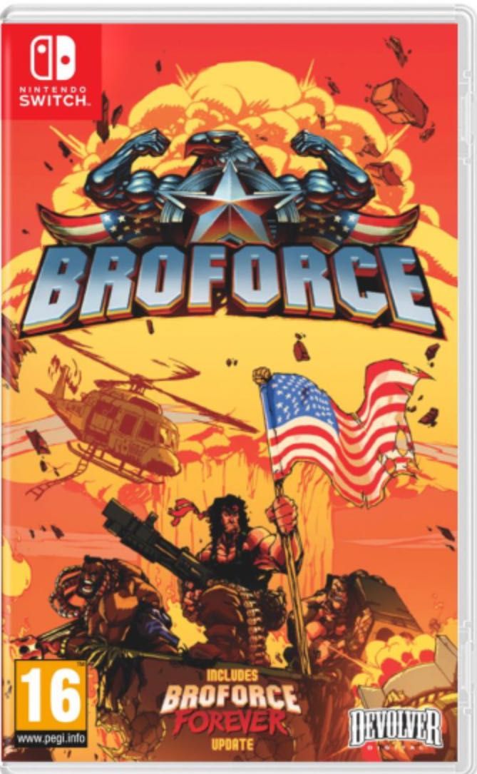 Broforce nintendo switch gra