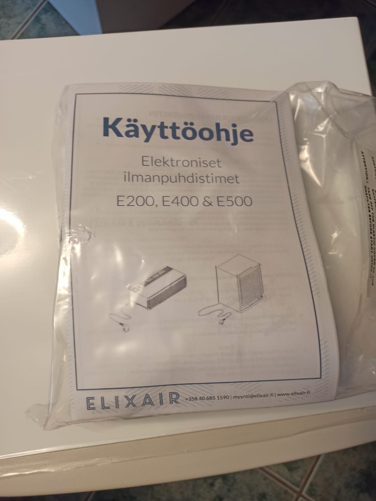 Oczyszczacz powietrza elektrostatyczny podłogowy ELIXAIR E400