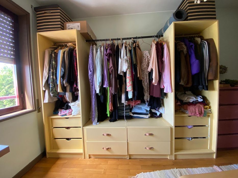 Closet/Guarda-fatos modular – 4 peças adaptáveis