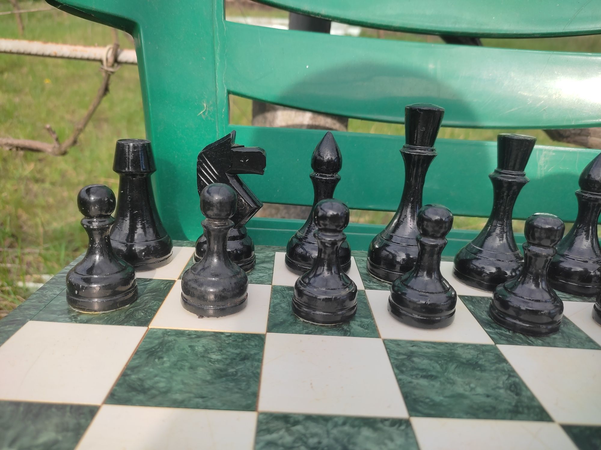 Шахматы из СССР деревянные