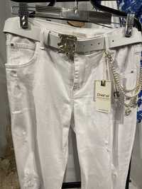 Spodnie boyfrendy Dashe białe 26,28,30