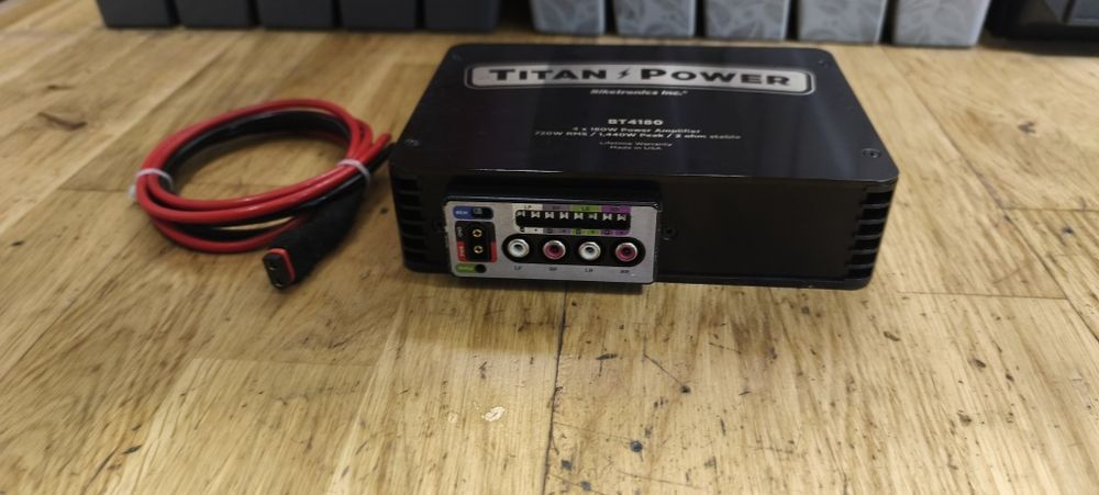 Wzmacniacz Biketronic Titan Power BT4180 USA Mały 4x180rms 2x720rms