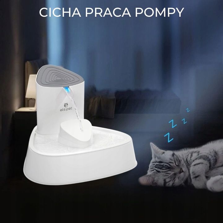 Poidełko Miska Poidło Cicha Fontanna Dla Kota Psa 1,8l Led