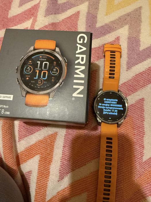 Garmin fenix 8 titanium sapphire box z trigar