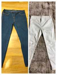 Жіночі джинси,легінси 44 розміру та білі штани 40 розміру