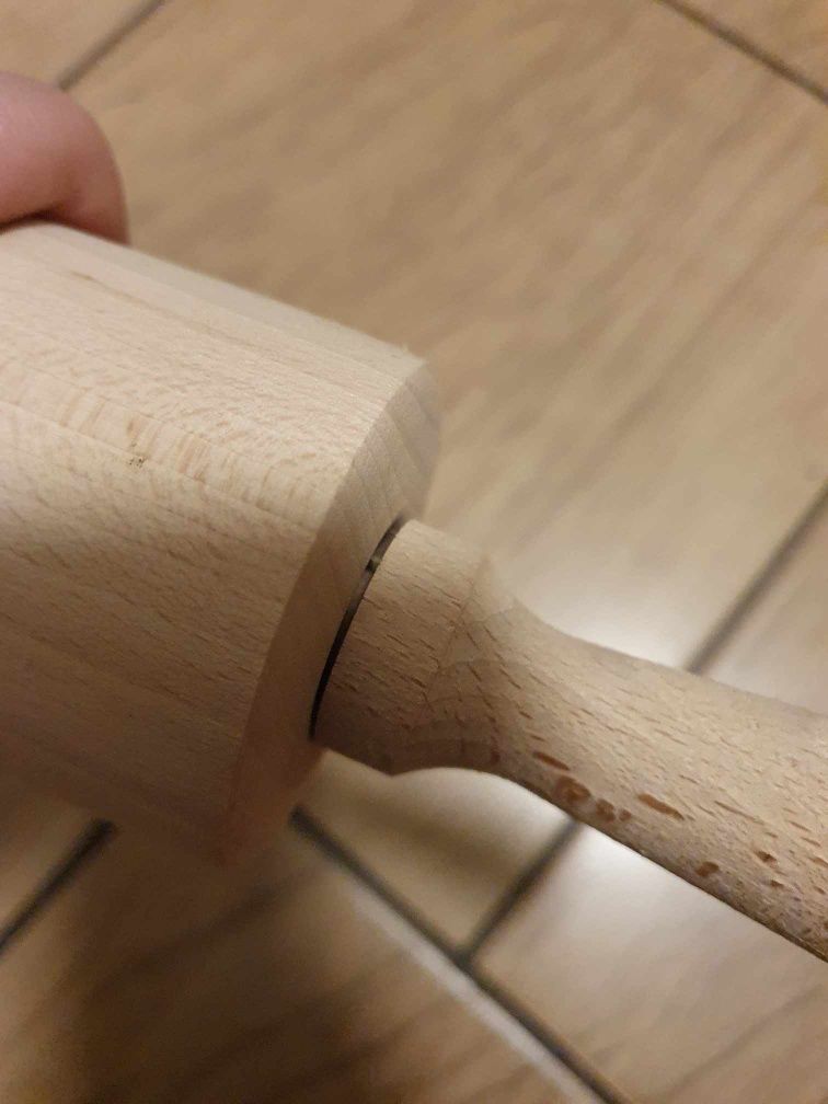 Drewniany wałek do ciasta nowy 39 cm