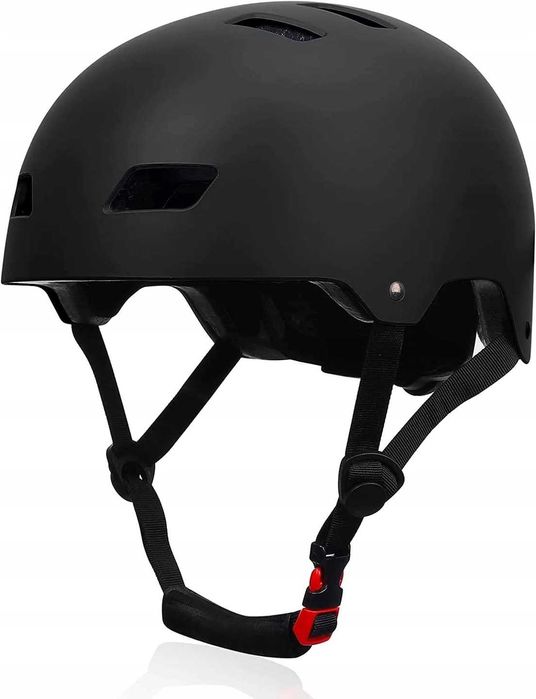 M 55cm - 57cm CZARNY Kask rowerowy GIEMIT rozmiar M NrP92