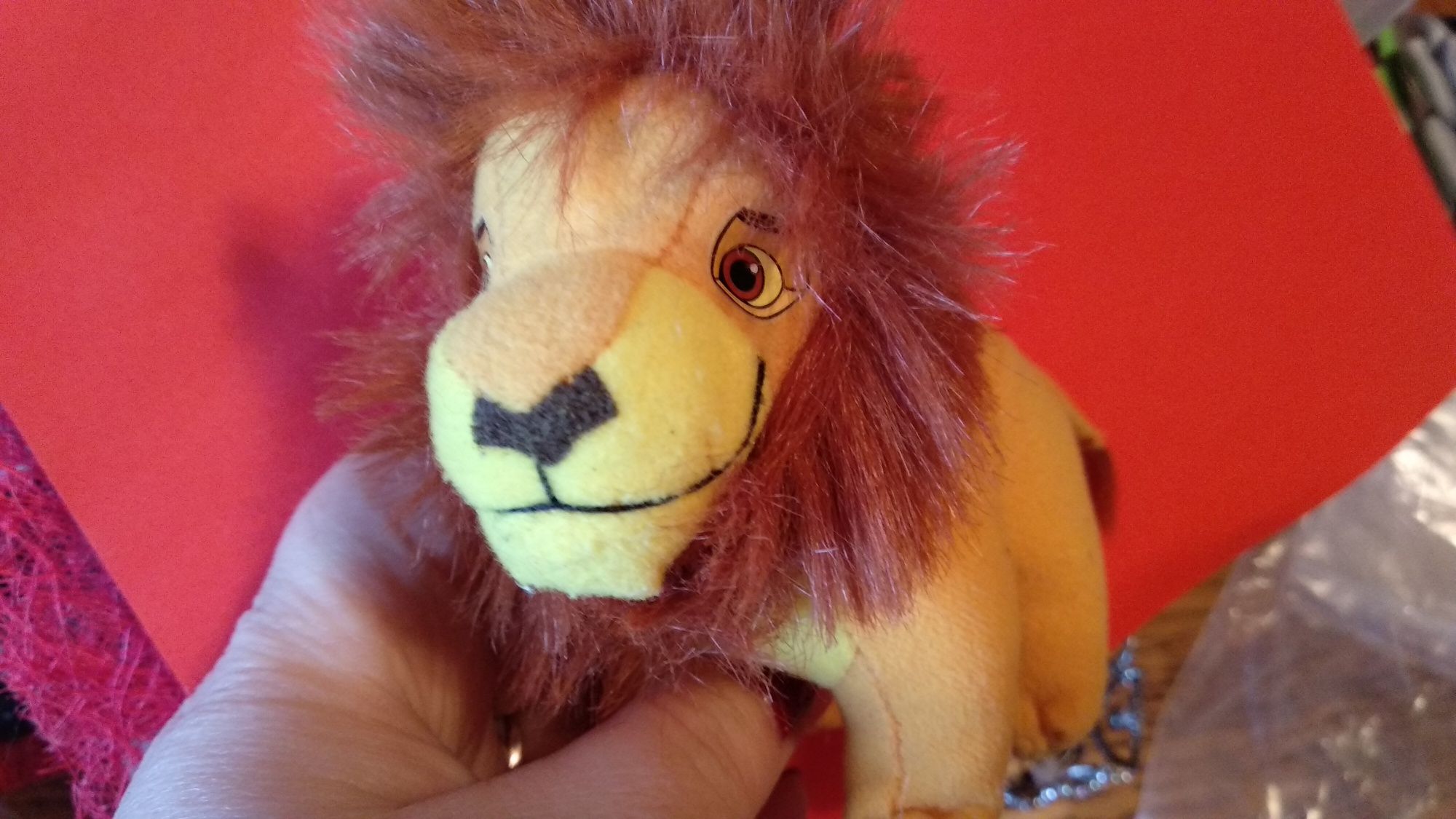 Мягкая игрушка лев львёнок Макдональдс 1998 плюшевый детский 17см