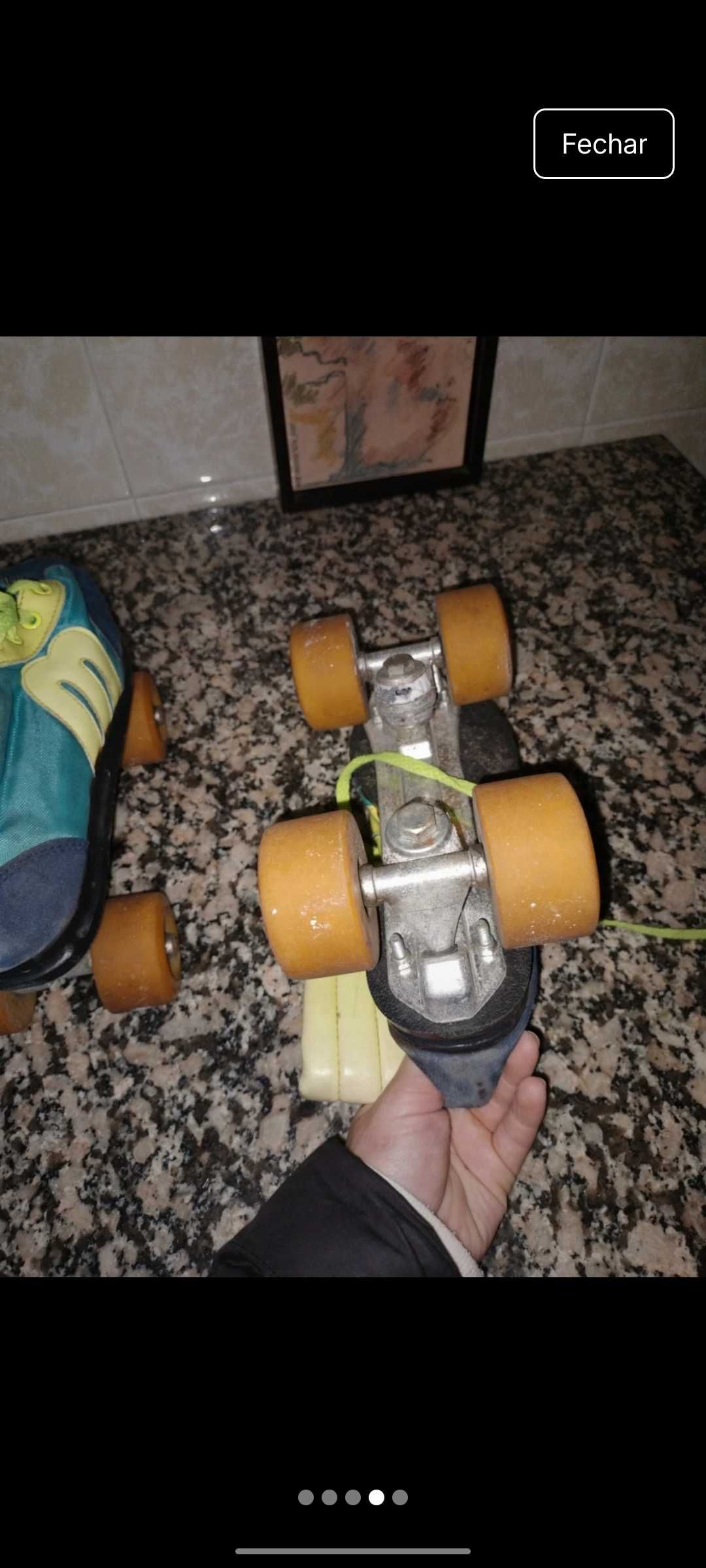 Patins de Hóquei CCM Tacks Tamanho 38 - Usados em Bom Estado
