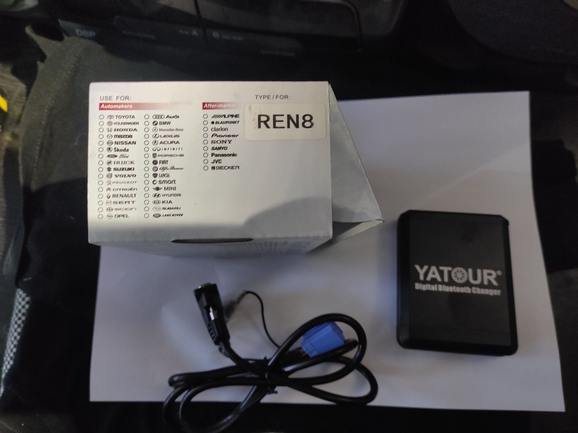 Продам адаптер yatour yt-09 Renault Bluetooth, aux, usb.