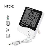 LCD Cyfrowy Miernik Wilgotności Temperatury HTC-2 Domowy Higrometr