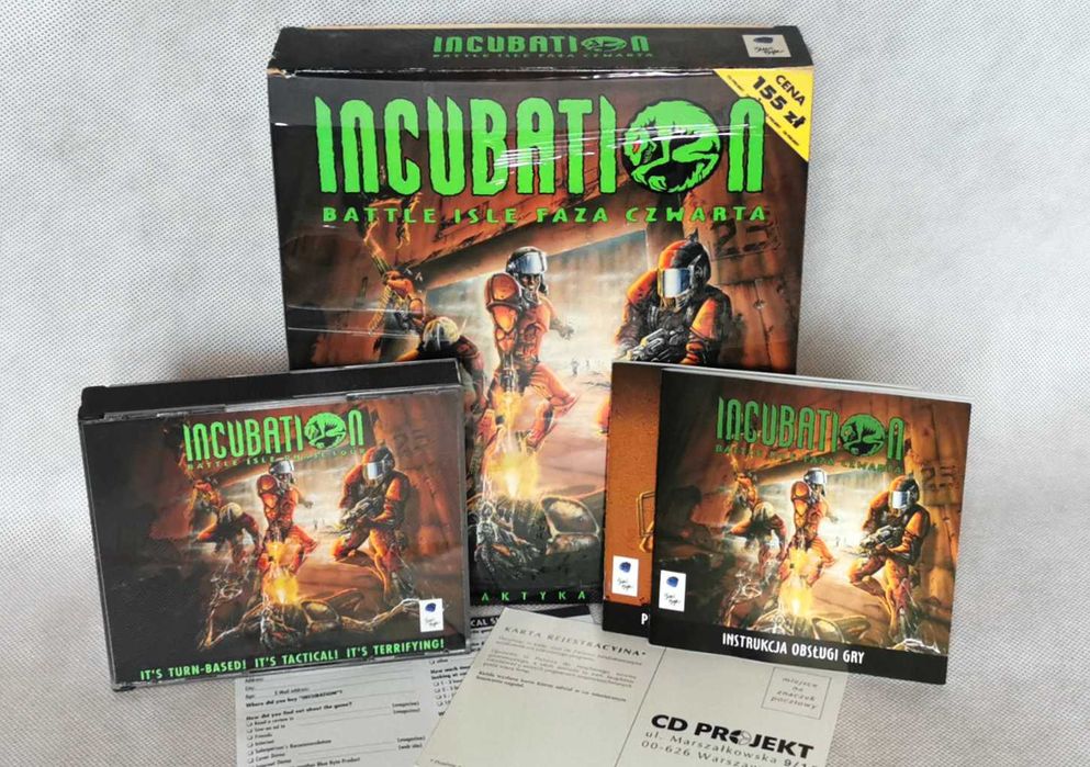 Gra Incubation (1997) PC PL Big Box Okazja Retro Kolekcja