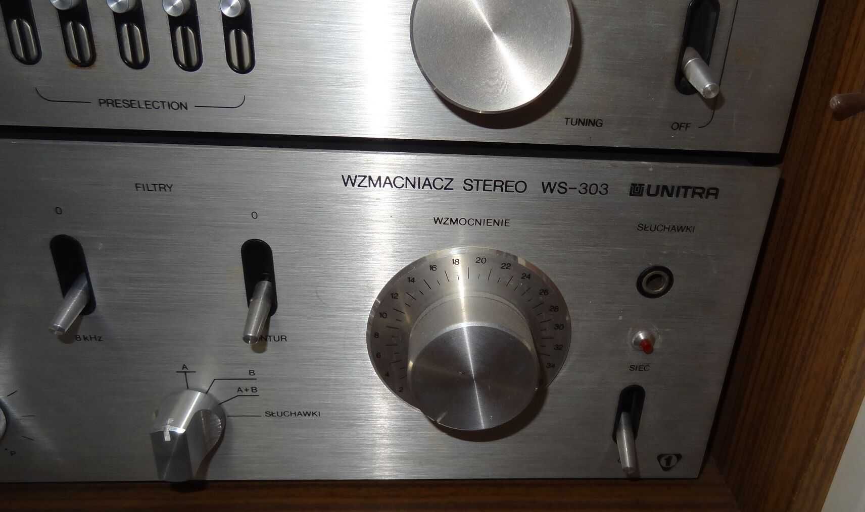 Wieża Unitra- Magnetofon MSH 101 + Tuner TSH 113+Wzmacniacz WS-303.