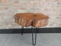 Stolik kawowy, plaster gruszy 65 cm