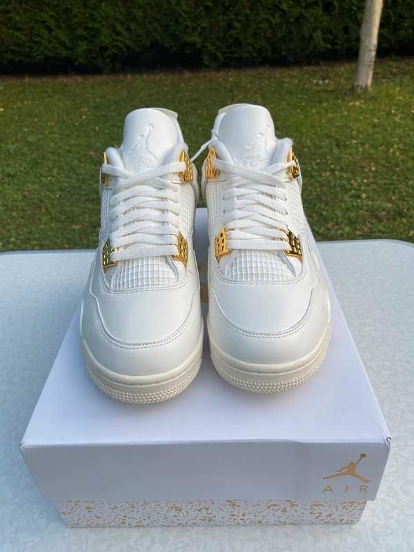 Butymęskiedamskie_Jordan4R_etr_oMetallic Gold R.39