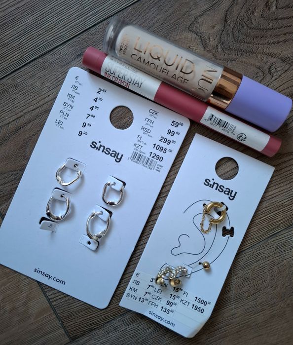 Maybelline superstay ink crayon pomadka, korektor niuqi kosmetyki