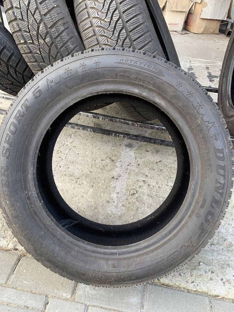 205/55r16 zima pojedyncze jak nowe conti dunlop hankook sailun lassa