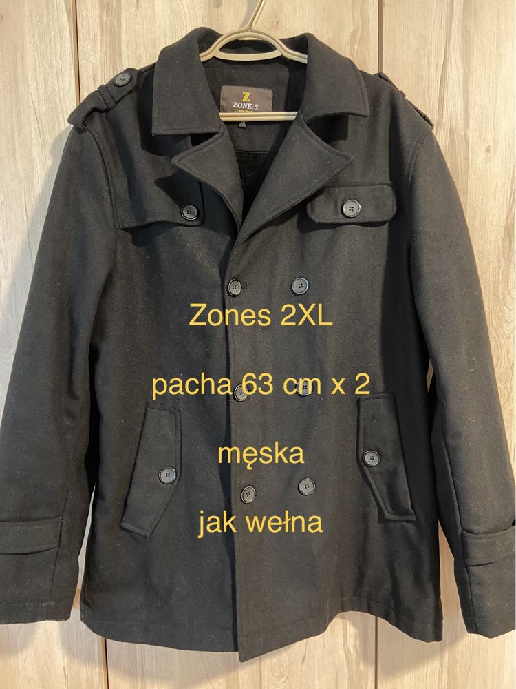 Zones 2 XL męska kurtka elegancka jak wełna bosmanka Vintage