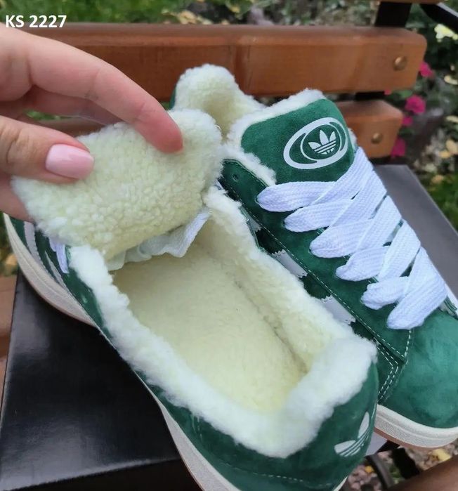 Adidas Campus 00s Green ЗИМА